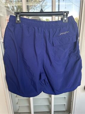 Mojo Men's Deep Purple Swim Trunks with Elastic Waist